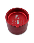 Benji XL Ashtray Grinder in red