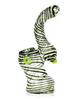 Black Swirl Bubbler 6" - inhalco