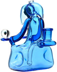 Blue Cloaked Voyager Dab Rig on white background