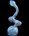 Bubble Lock Color Raked Sherlock Bubbler Pipe