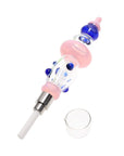 8inch Bubble Pop Neon Marble Nectar Collector Bubbler - inhalco