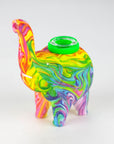 4.5" Assorted Silicone Elephant Bong