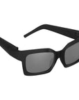 Square Frame Sunglasses with Hidden Storage
