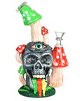 Pulsar Rainbow Puking Skull Water Pipe