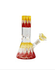 Right side view of Chill Rasta Beaker Bong