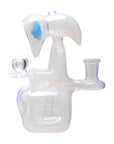 White Cloaked Voyager Dab Rig on white background