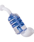 Coil Glycerin Sherlock Hand Pipe White Color