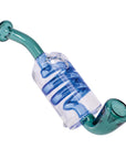 Coil Glycerin Sherlock Hand Pipe Lake Green Color