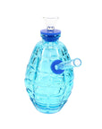 Colored Glass Grenade Bong “Blast Buddy” Blue