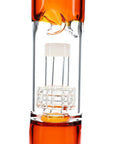 Colored Glass Straight Shooter Bong Line Perc Closeup
