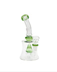 Cone Flow 7 inch mini bong in green color