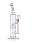 10" Dual Chamber Scientific Bong with Inline and Rocket Perc