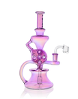 10" Dual Swiss Perc Klein Recycler Dab Rig