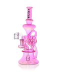 10" Dual Swiss Perc Klein Recycler Dab Rig