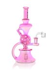 10" Dual Swiss Perc Klein Recycler Dab Rig