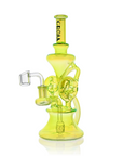 10" Dual Swiss Perc Klein Recycler Dab Rig