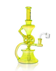 10" Dual Swiss Perc Klein Recycler Dab Rig