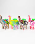 4.5" Assorted Silicone Elephant Bong