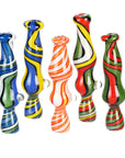 Dancing Colors Wig Wag Chillum Pipe