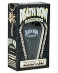 Packaging of Death Row Records Coffin glass hand pipe