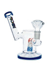Side view of Diffusion Dynamo Mini Glass Bong 5 Inch