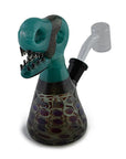 7" Dinosaur Head Dichro Dab Rig - inhalco