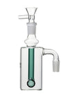 DK Barrel Ash Catcher - Lake green glass ash catcher