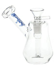 Back view of Dogg Lbs Everyday Bubbler glass water pipe