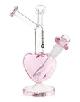 Double Kiss Heart Water Pipe 11" - inhalco