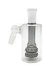Double-Tier Showerhead Perc Ash Catcher 45° joint, smoke glass, double-tier percolator for optimized filtration