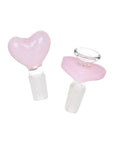 Two Person Dual Neck Heart Perc Bong Bowl