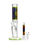 Ritual Smoke Prism 10" Glass Straight Tube Lime
