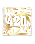 420 Gold Blazin' Glass Ashtray