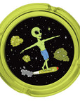 Fujima Alien Surfer Glass Ashtray
