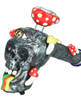 Pulsar Rainbow Puking Skull Bubbler Pipe