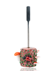 Empire Glassworks Bug's Life Resin Dabber – sculpted tree stump handle with ladybug and mushrooms, metal tip for dabbing
