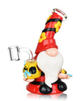 Flower Gnome glass and enamel dab rig