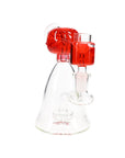 Fluid-Filled Freezable Glass Beaker Bong “Little Alien”
