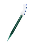 Four-Eyes Glass Dab Tools for Wax in lake green