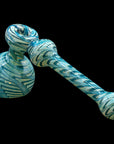 Left side view of ocean surf Full Rake Fumed Hammer Pipe Bubbler