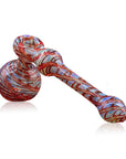Full Rake Fumed Hammer Pipe Bubbler - inhalco