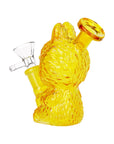 Back view of funny animal glass mini water bong