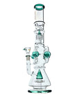 Galactic Reactor Matrix Perc Bong in teal color
