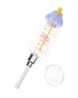 Glass Bottle Dab Straw “Shroom Flask” Mushroom Perc