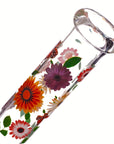 Glass Beaker Flower Bong 10″