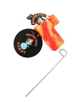 Glow-in-the-Dark Water Pipe Caddy Silicone Bong Accessory