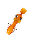4″ Gold-Fumed Bee Glass Chillum - inhalco