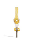 Gold Silver Fumed Nectar Collector with 10mm Titanium Tip