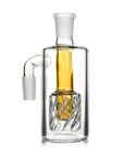 Gridded Drum Perc Ash Catcher - yellow