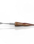 Hand-Blown Swirl Tide Dab Tool in Brown